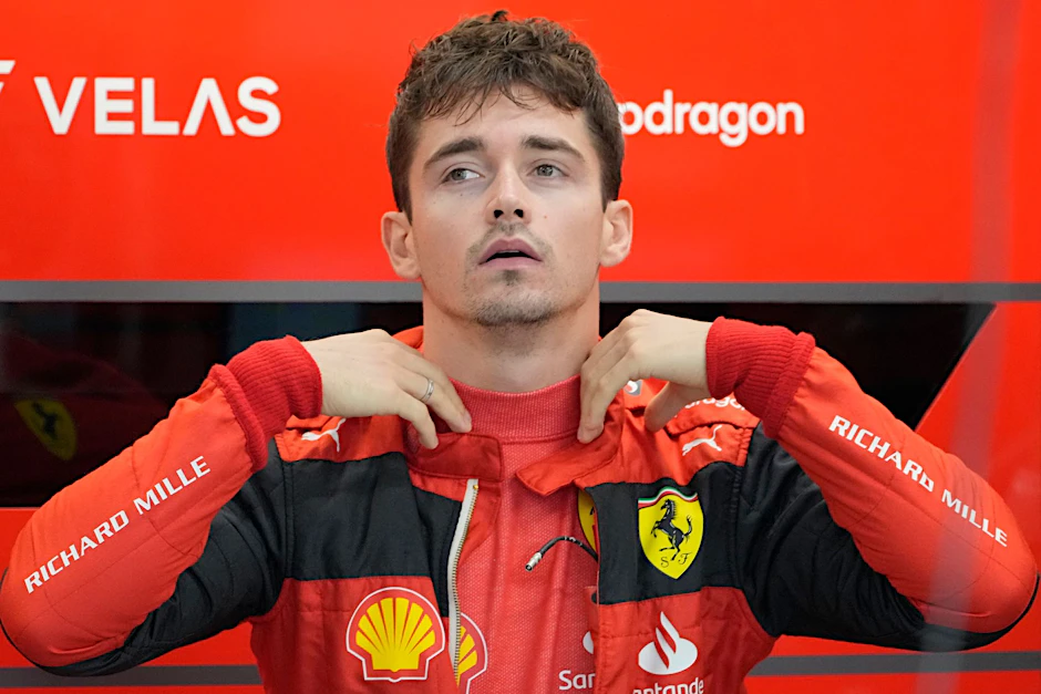 Ferrari-Pilot Charles Leclerc war im abschließenden Training am schnellsten.  