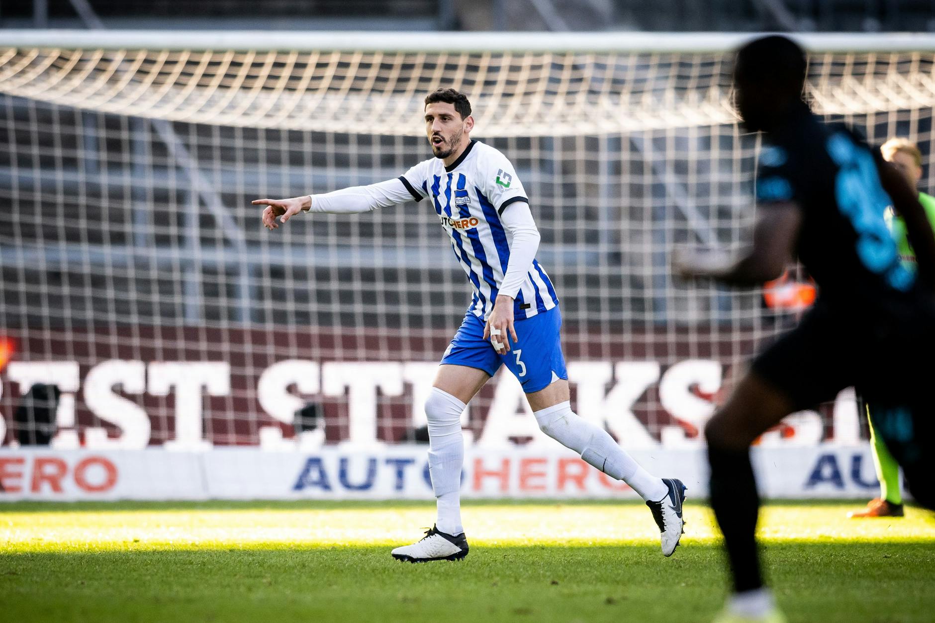 Herthas Uru-Verteidiger hatte gegen Hoffenheim alles im Griff und gab Kommandos.