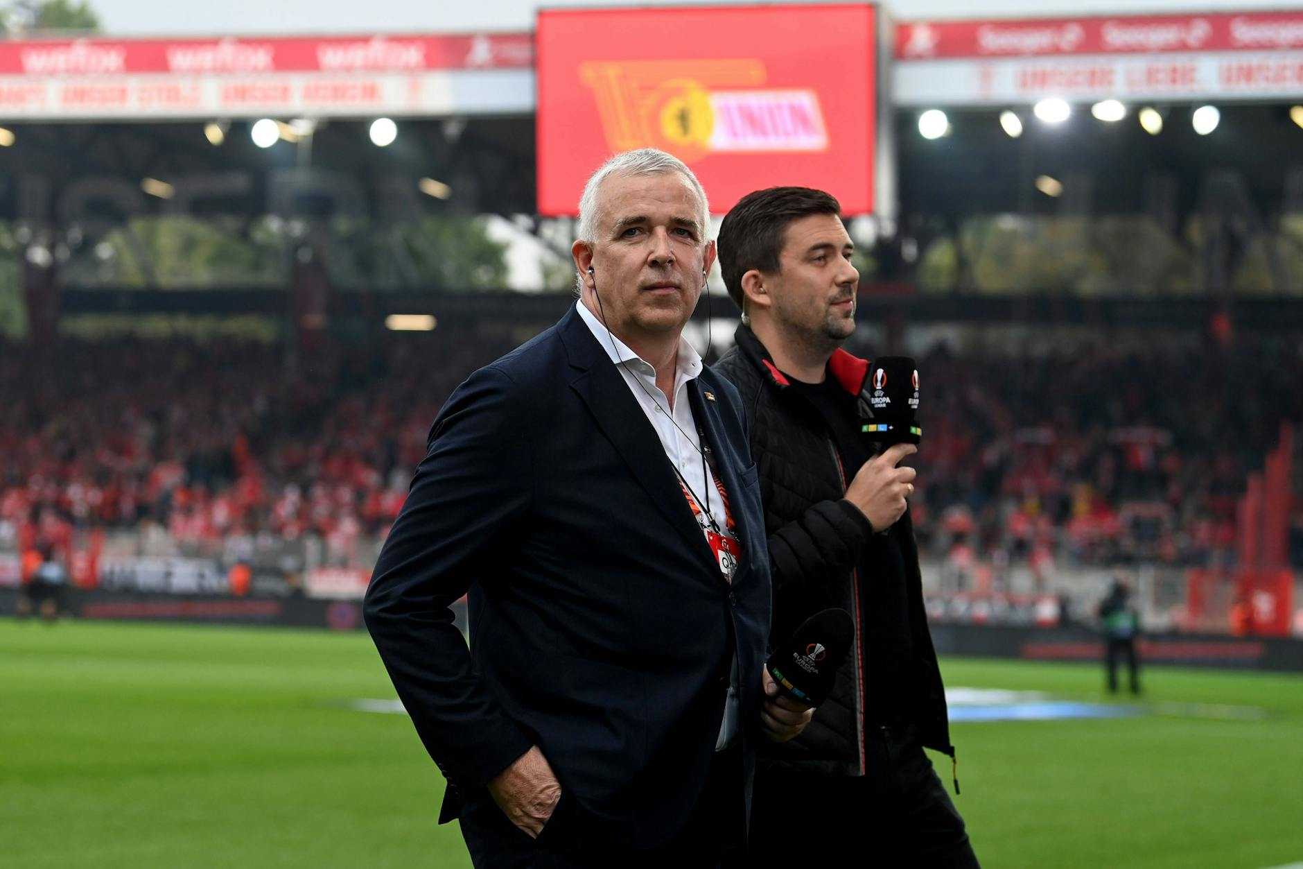 Dirk Zingler (58), Präsident des 1. FC Union, verteilt zum Tag der Deutschen Einheit eine Spitze gegen RB Leipzig.