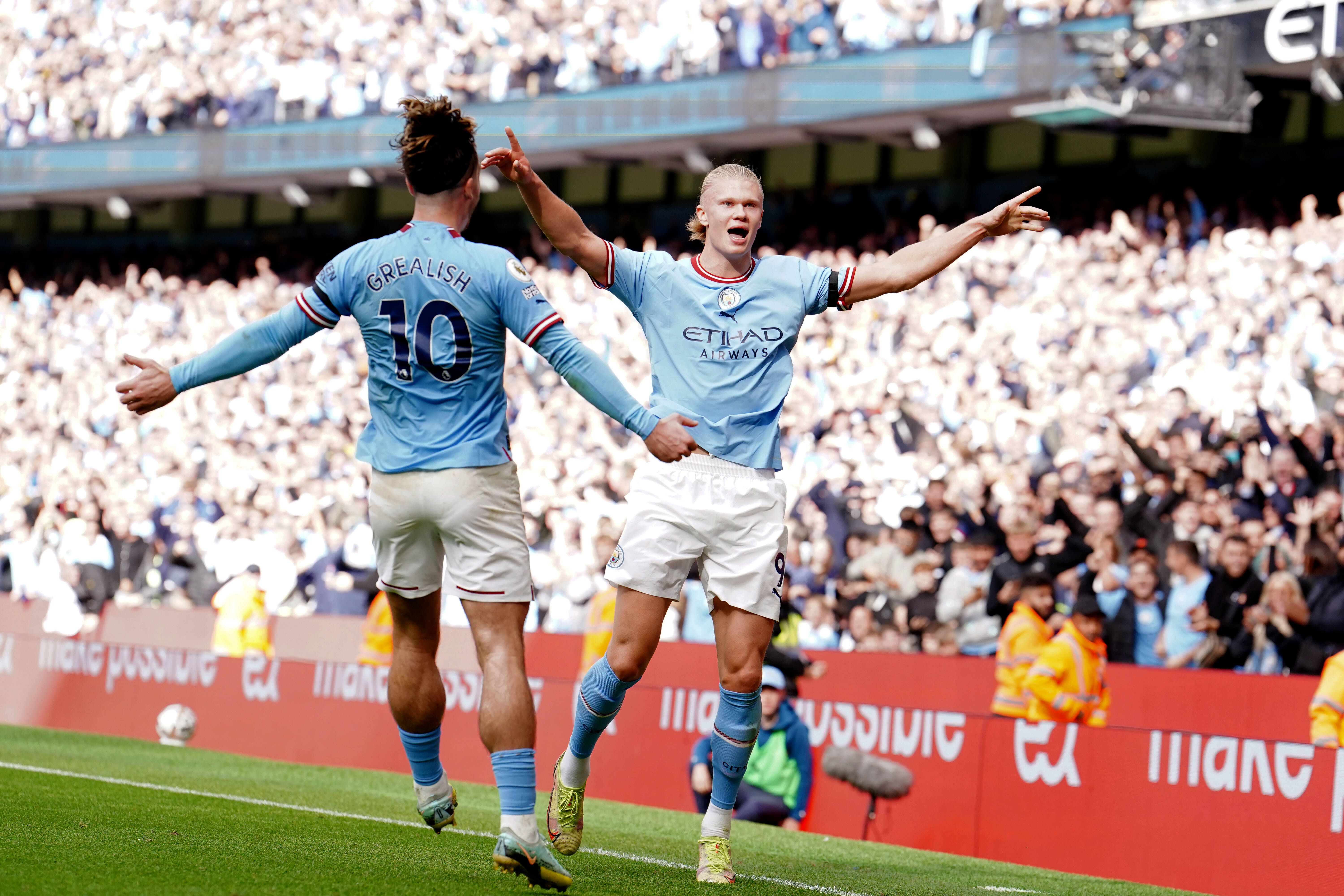 Image - Selbst City-Coach Guardiola staunt: Haaland lüftet Hattrick-Rezept – so schießt er IMMER drei Tore