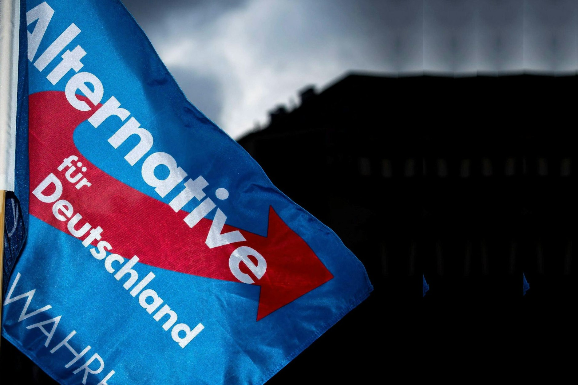 Eine Fahne der AfD. (Symbolfoto)