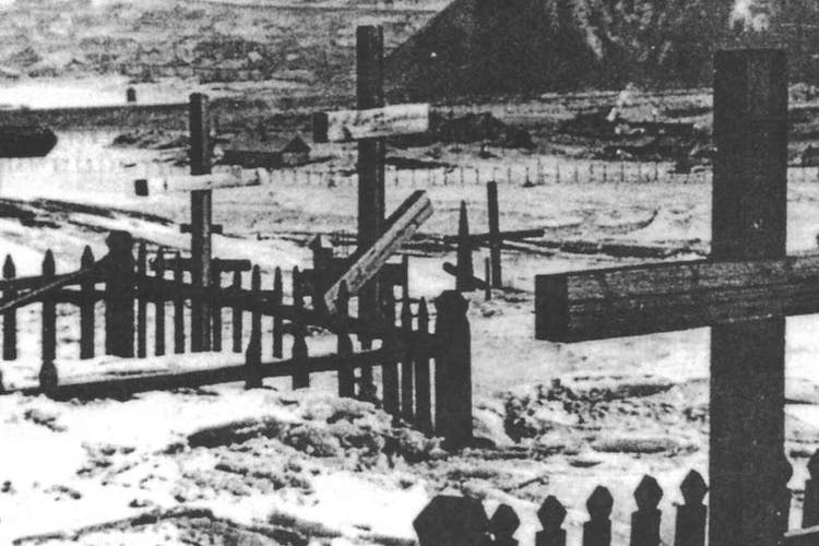 Gefangenen- und Deportiertenfriedhof in Workuta. 