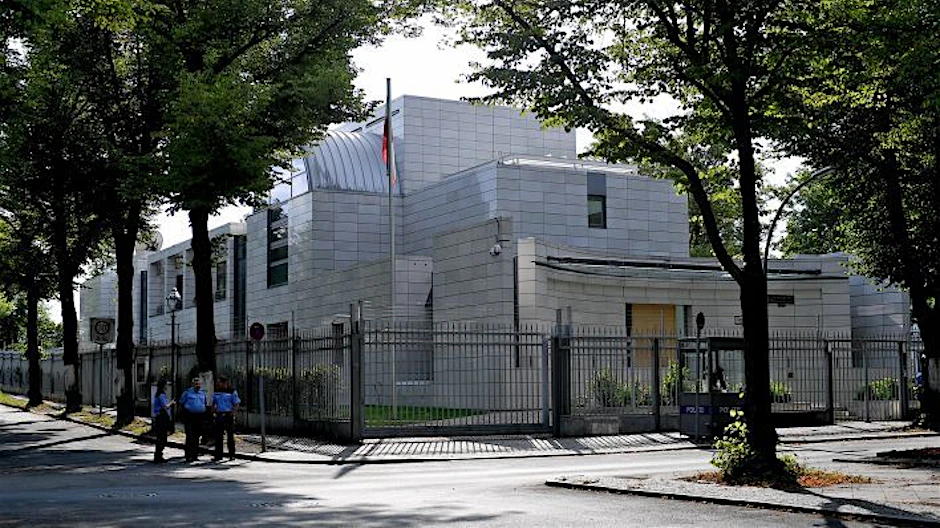 Botschaft des Iran in Berlin-Dahlem.
