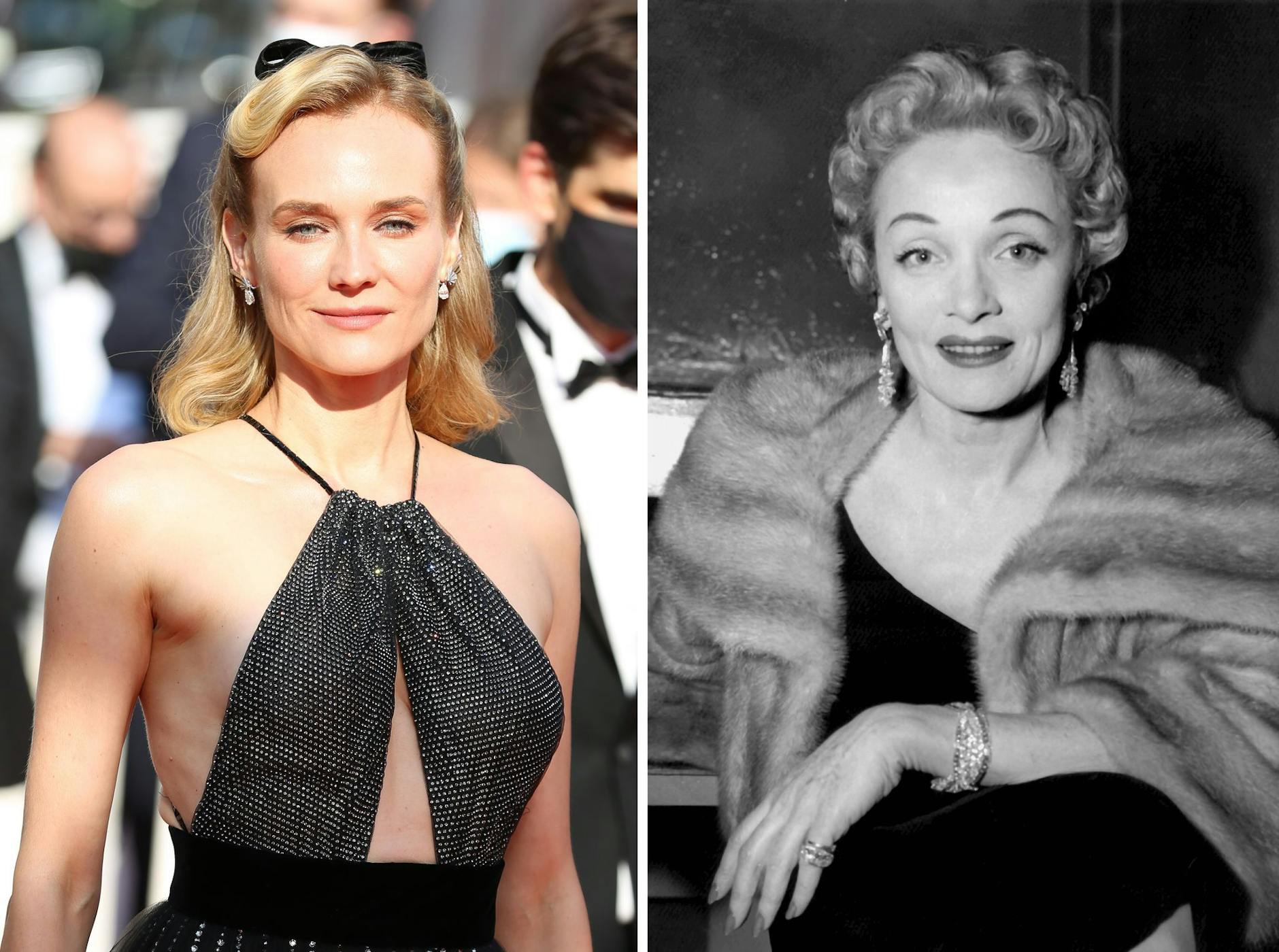 ARCHIV - Hollywood-Star Diane Kruger wird in einer deutschen Serie die Leinwand-Legende Marlene Dietrich (1901-1992) spielen.