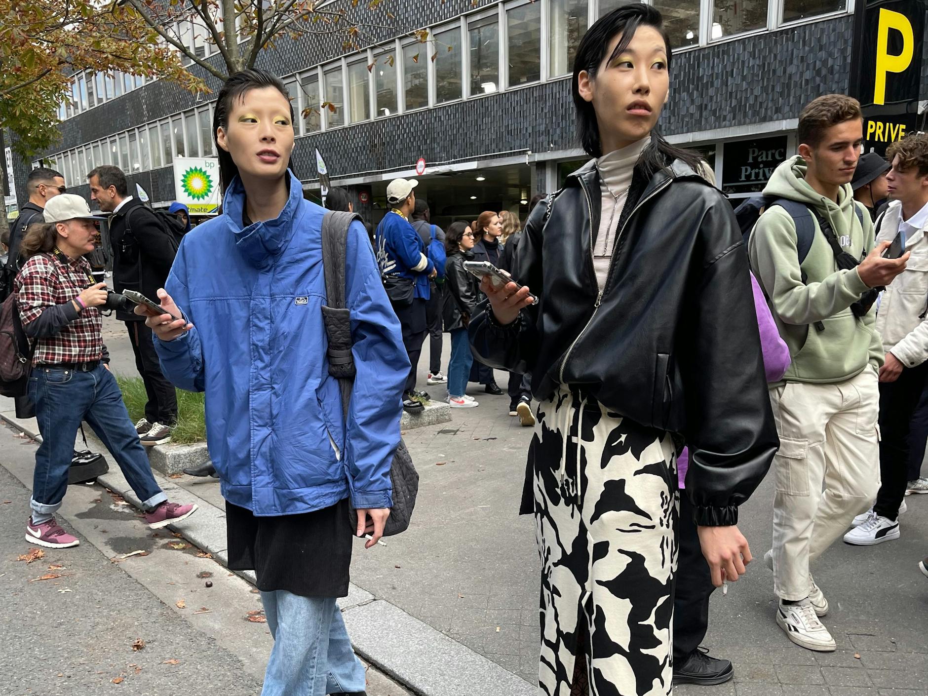 Diese zwei Grazien liefen gerade auf der Show von Dries Van Noten. 