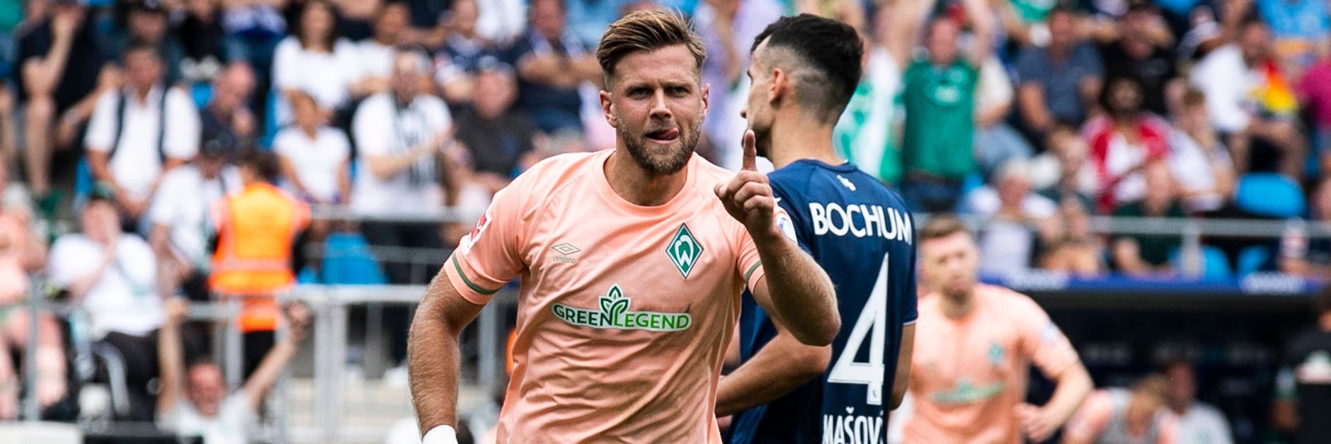 Traf in acht Spielen siebenmal und ist derzeit der beste deutsche Stürmer: Werder Bremens Niclas Füllkrug.