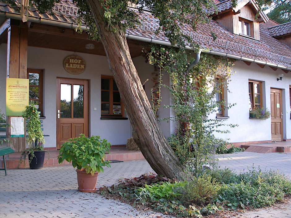 Was fürs Auge und den Gaumen: Der Hof Marienhöhe in Bad Saarow hat einen hübschen Hofladen.