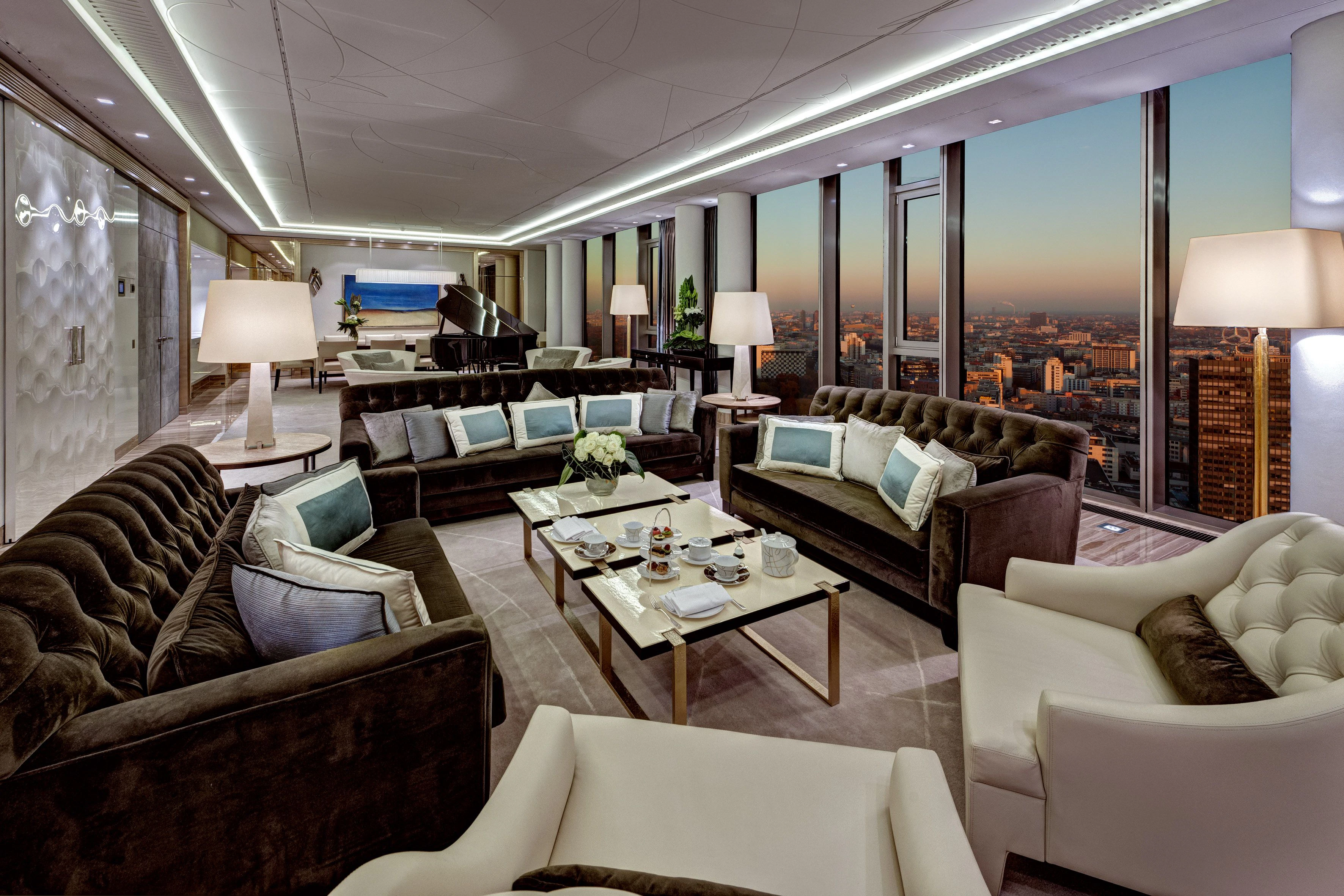 Die schönste Suite Deutschlands? Befindet sich laut World Travel Award im 31. Stock des Waldorf Astoria Berlin.