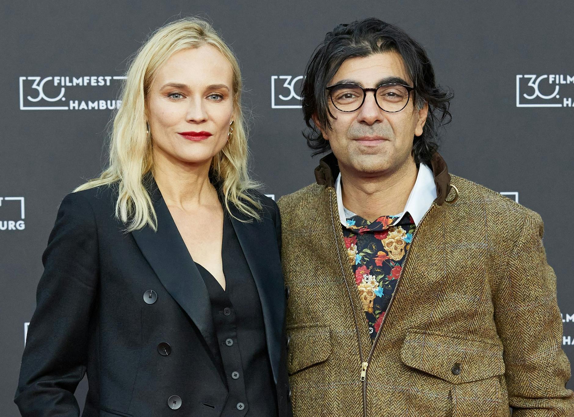 Diane Kruger und Fatih Akin auf dem Roten Teppich im Cinemaxx Hamburg.