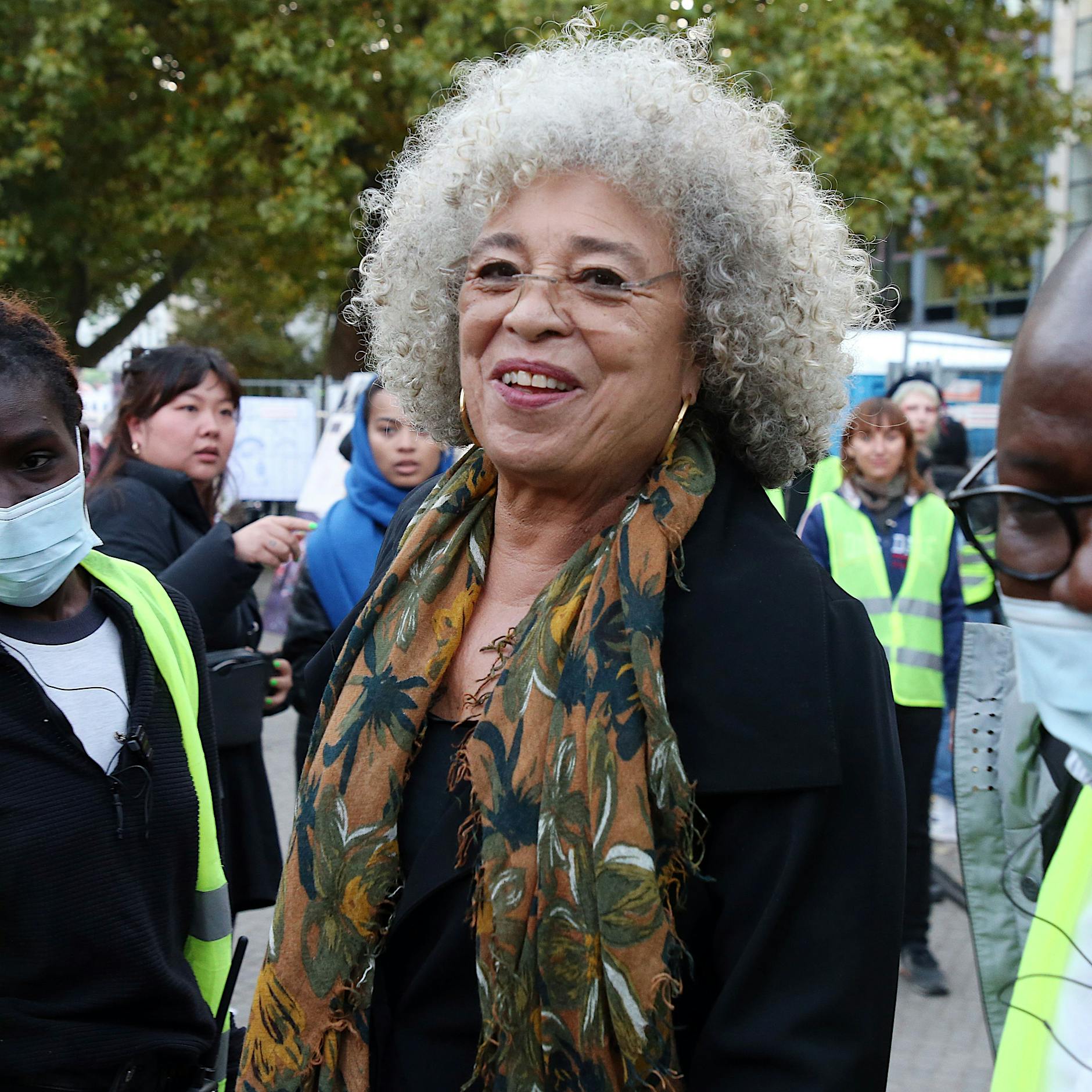 Angela Davis am Berliner Oranienplatz: „Freiheit ist ein ständiger Kampf“