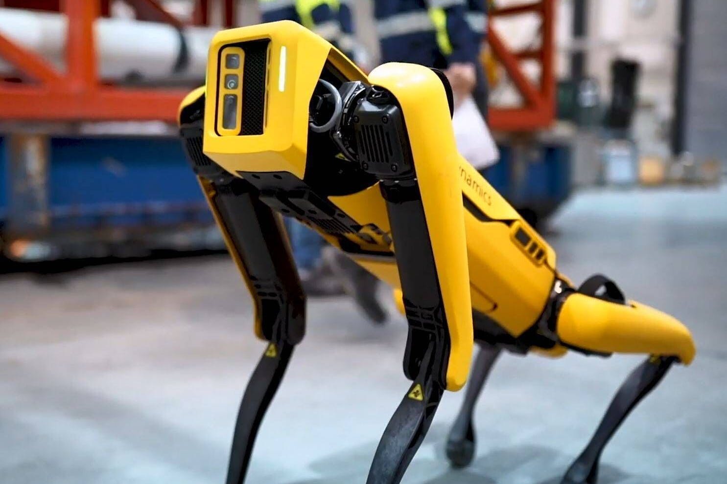 Soldat der Zukunft? Ein vierbeiniger Laufroboter der US-Firma Boston Dynamics.