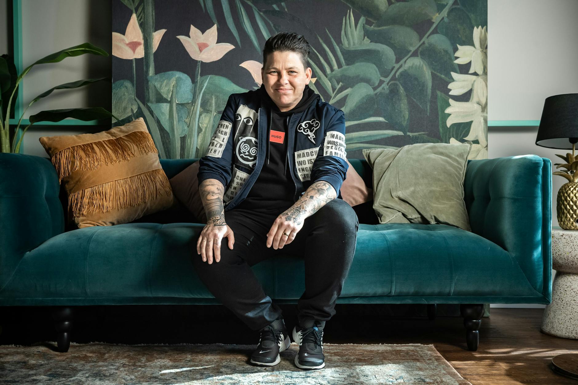 Kerstin Ott in den Räumen ihrer Plattenfirma Universal Music