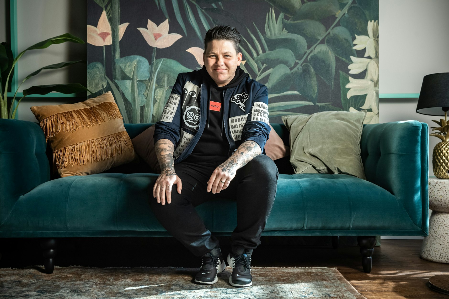 Kerstin Ott in den Räumen ihrer Plattenfirma Universal Music