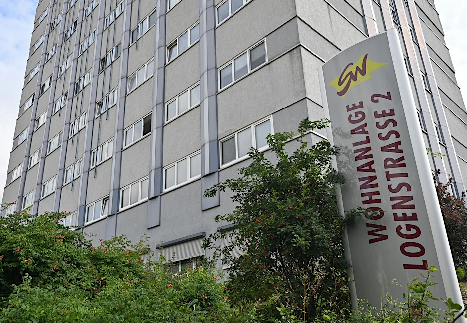 Ein Wohnheim an der Europa-Universität Viadrina in Frankfurt.  