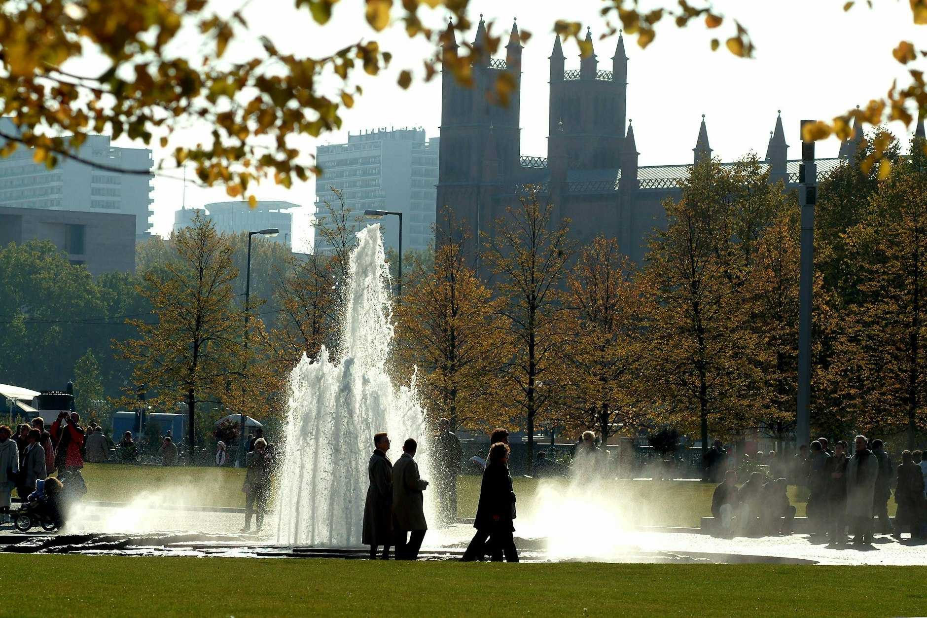 Herbstspaziergang im Lustgarten.