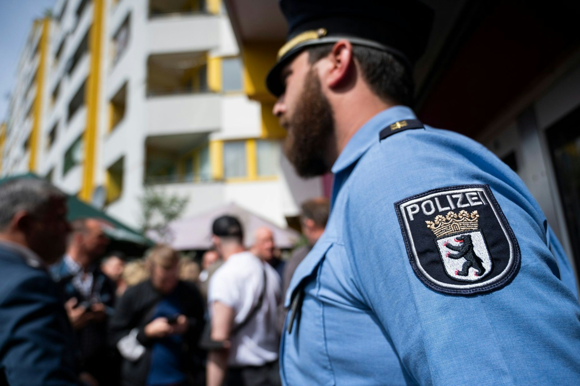 Ein Berliner Polizist (Symbolfoto)