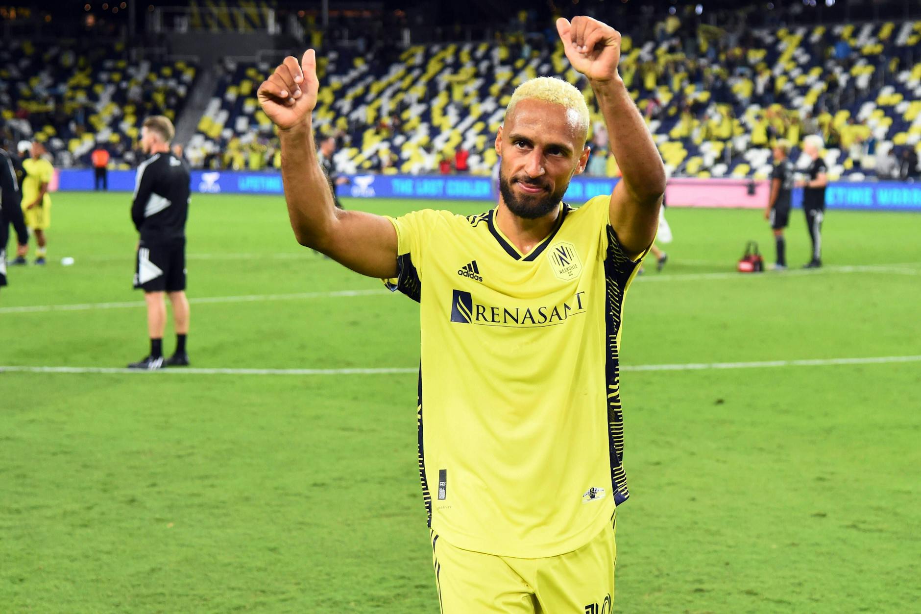 Ex-Herthaner Hany Mukthar (27) wird in den USA und insbesondere von den Fans in Nashville gefeiert. 