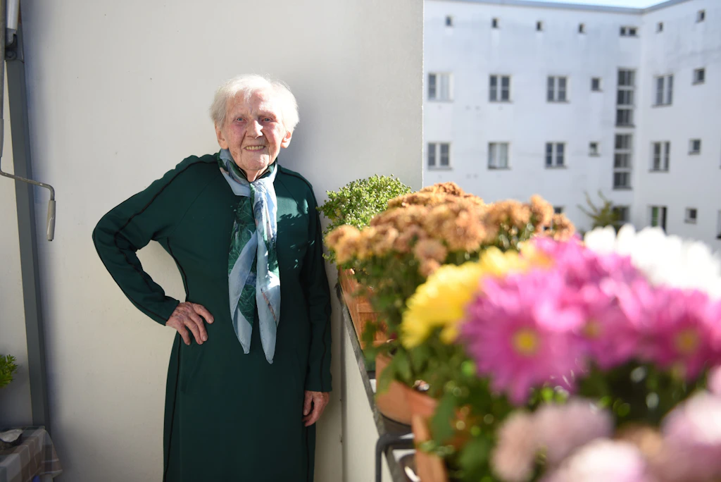 Eveline Bartlitz, 95, Rentnerin: „Als ob es da eine Sehnsucht nach Krieg gäbe“
