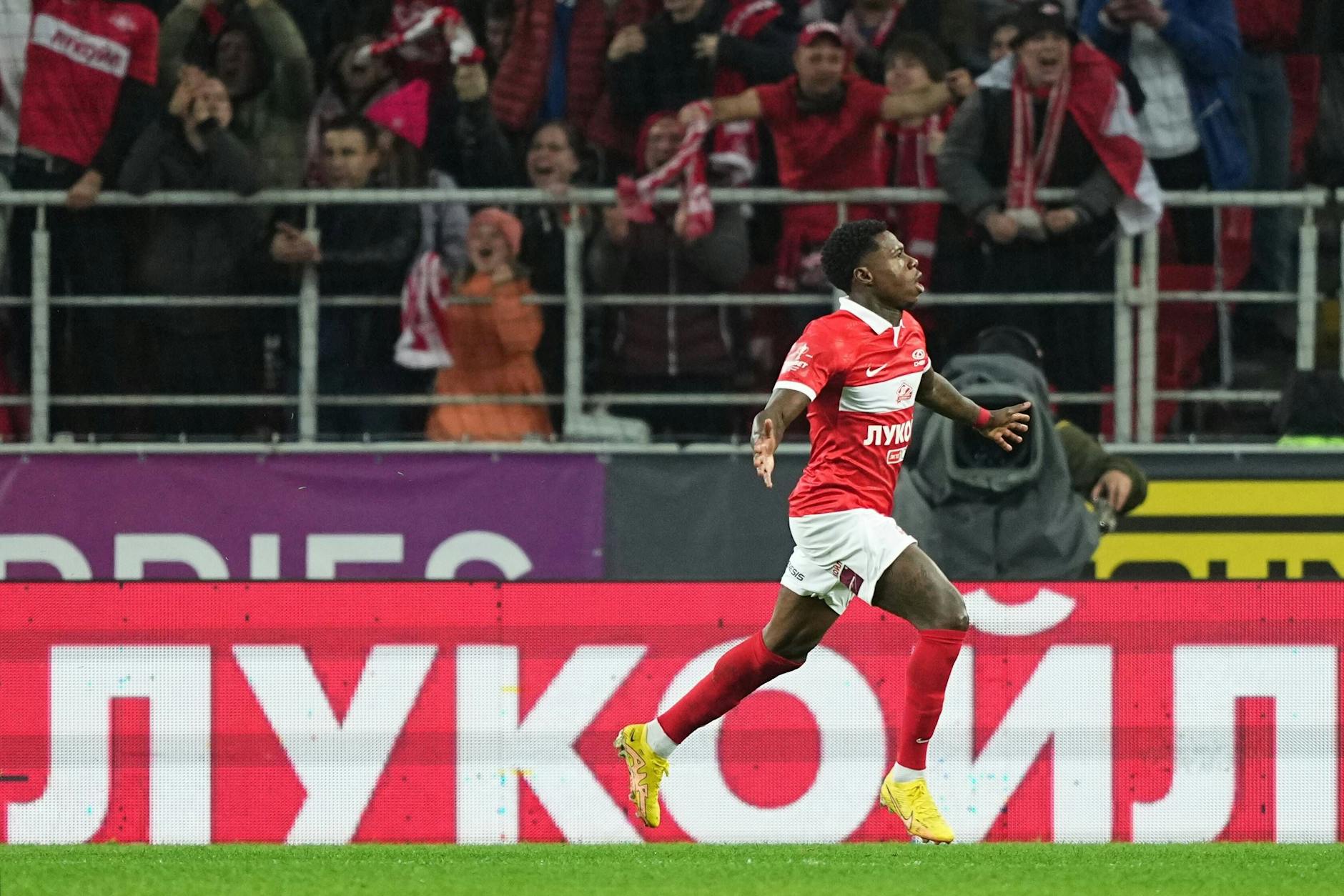Quincy Promes (30) spielt mittlerweile für Spartak Moskau in Russland und trumpft dort auf. 