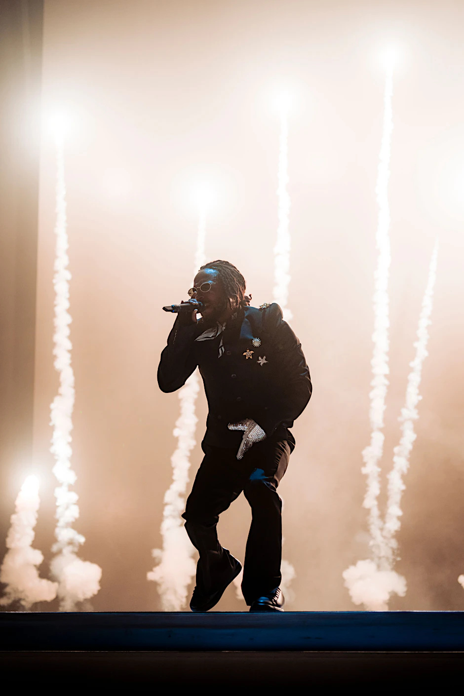 Kendrick Lamar während des Konzerts in der Mercedes-Benz-Arena in Berlin