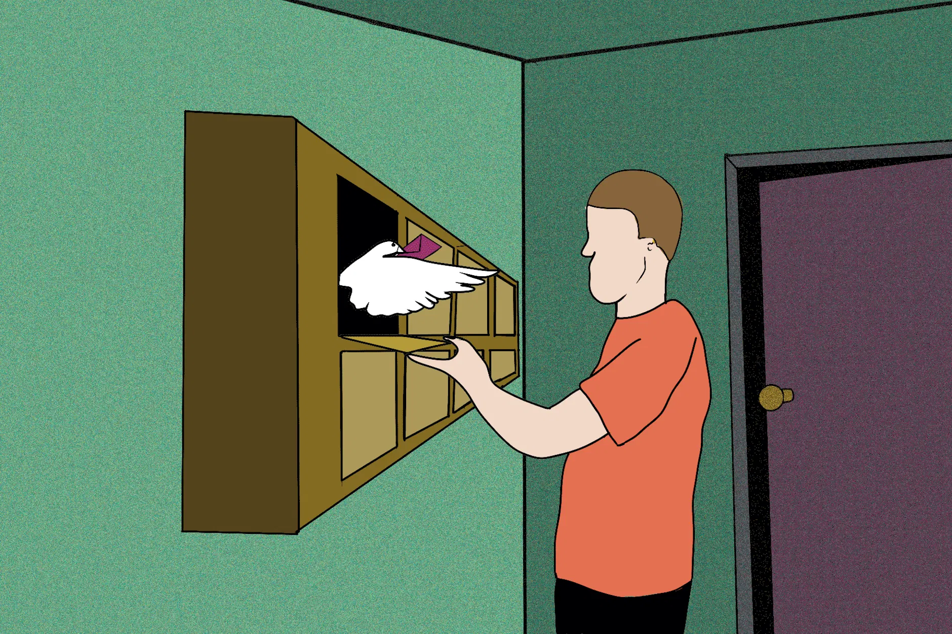 Ist ausnahmsweise mal Post da? In Berlin bleibt der Briefkasten oft leer.