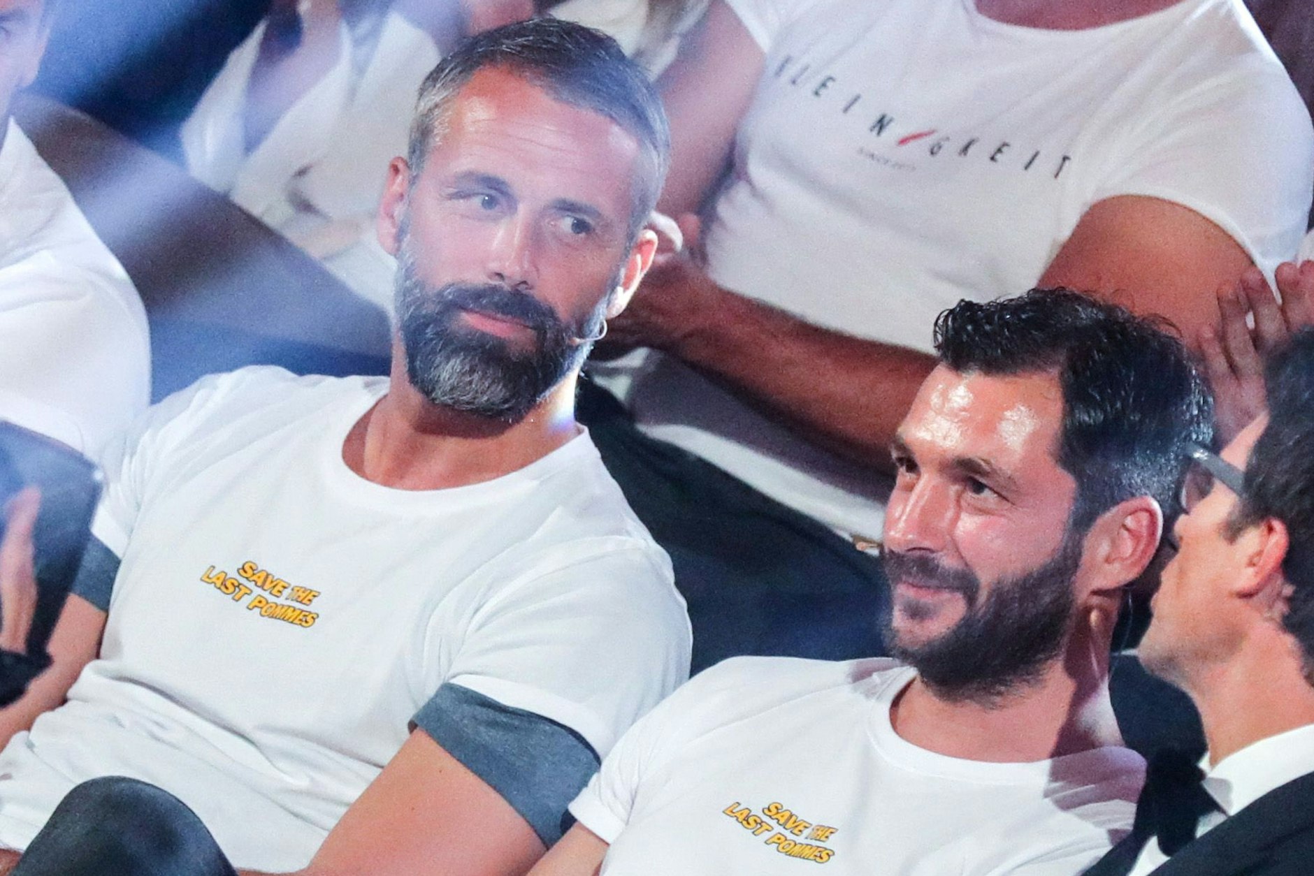 Marco Rose (l.) und Sandro Schwarz begegnen sich am Samstag in der Bundesligapartie zwischen RB Leipzig und Hertha BSC.