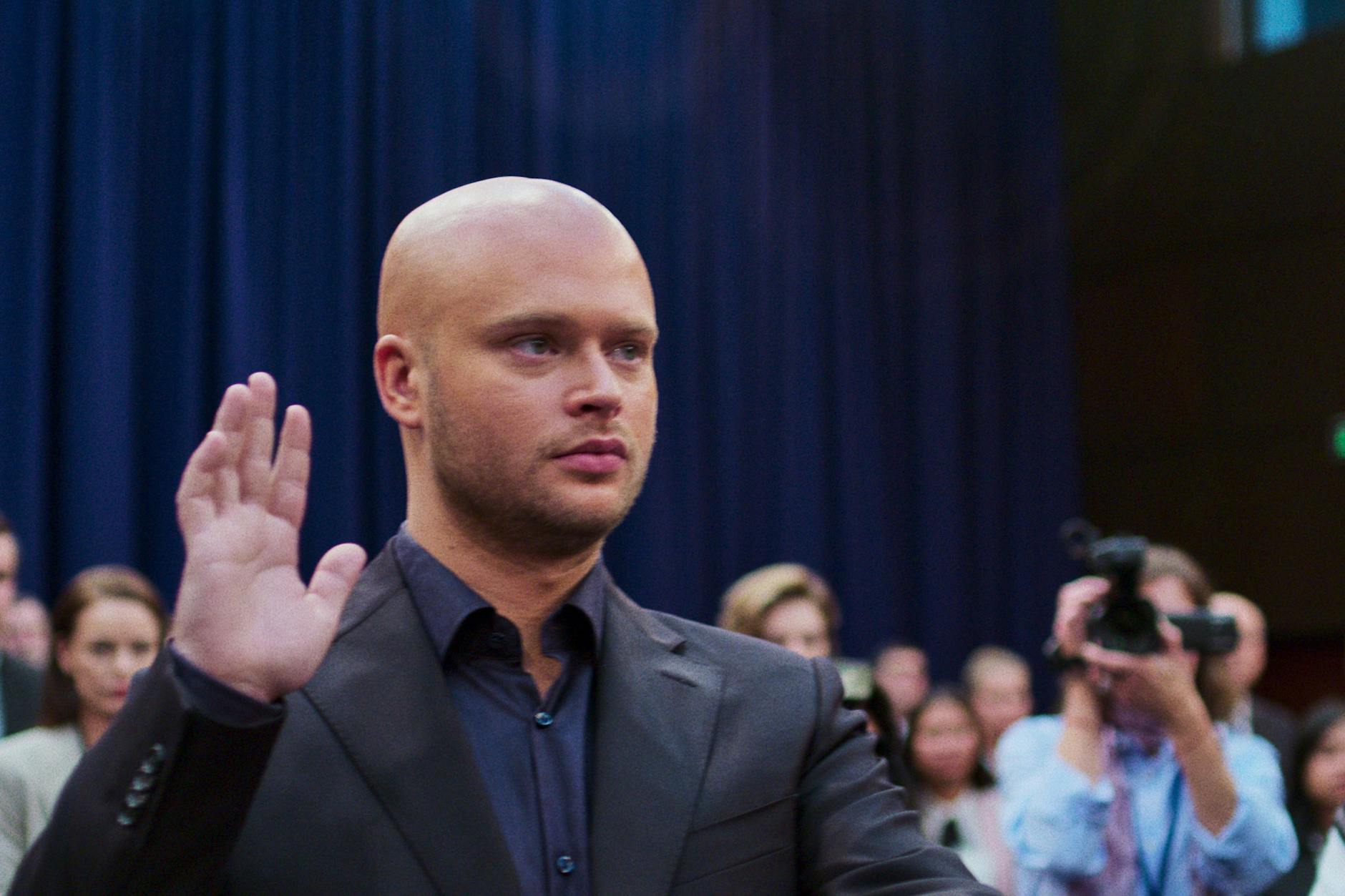 Spotify-Gründer Daniel Ek (gespielt von Edvin Endre) in einer Szene aus „The Playlist“