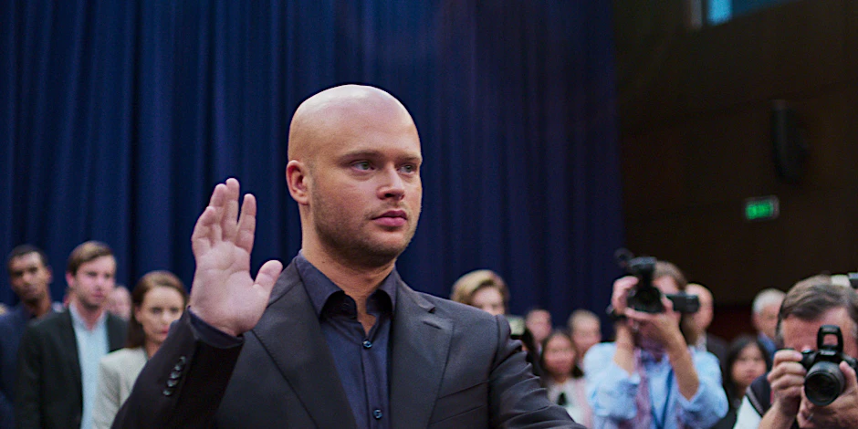 Spotify-Gründer Daniel Ek (gespielt von Edvin Endre) in einer Szene aus „The Playlist“