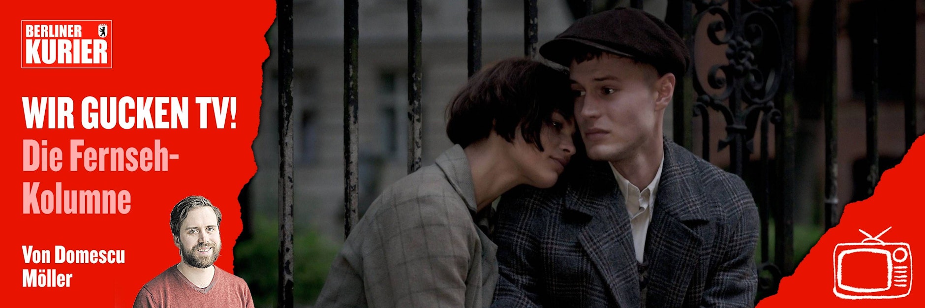 Eine Szene aus „Das Haus der Träume“: Vicky (Naemi Florez) lehnt sich an Harry (Ludwig Simon).