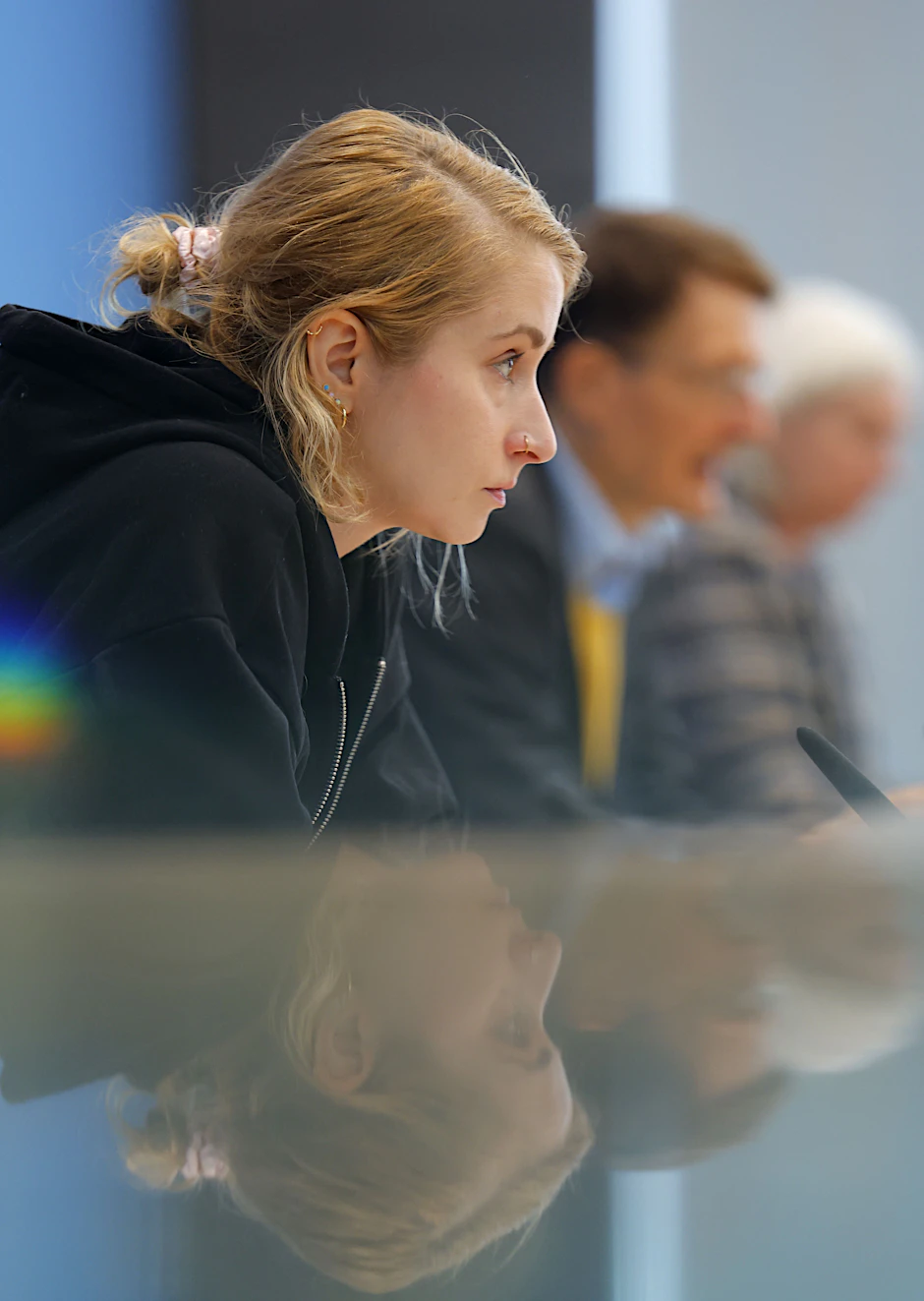 Margarete Stokowski ist ein Gesicht der Kampagne „Ich schütze mich“. Sie selbst leidet an Long Covid.