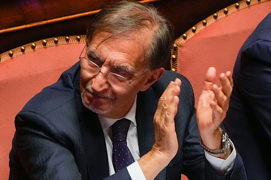 Ignazio La Russa ist bei der konstituierenden Sitzung des neuen italienischen Parlaments zum Vorsitzenden des Senats gewählt worden.  