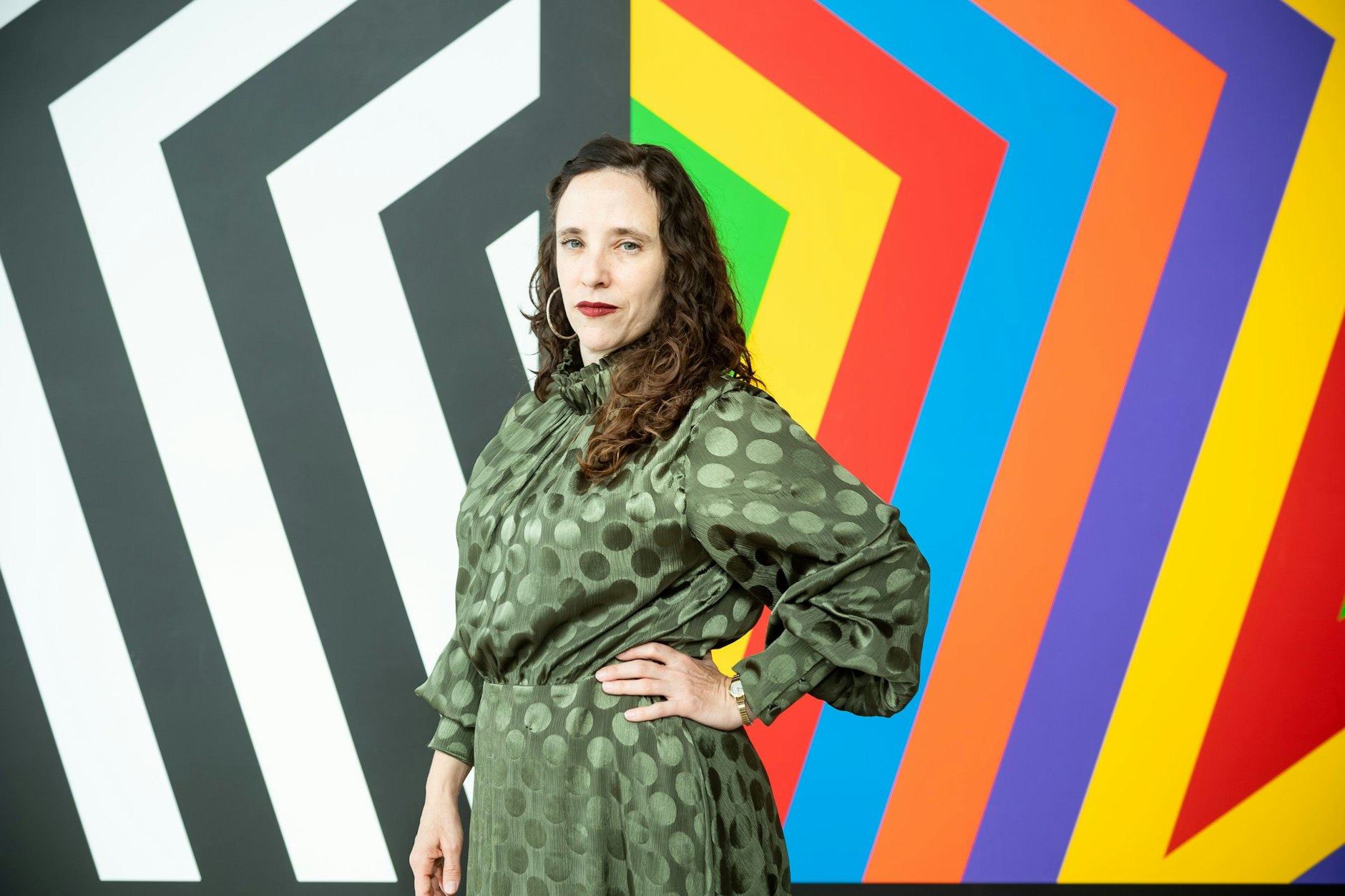 Jessica Stern, Joe Bidens LGBTQI-Beauftragte, am 13. Oktober in der amerikanischen Botschaft in Berlin.