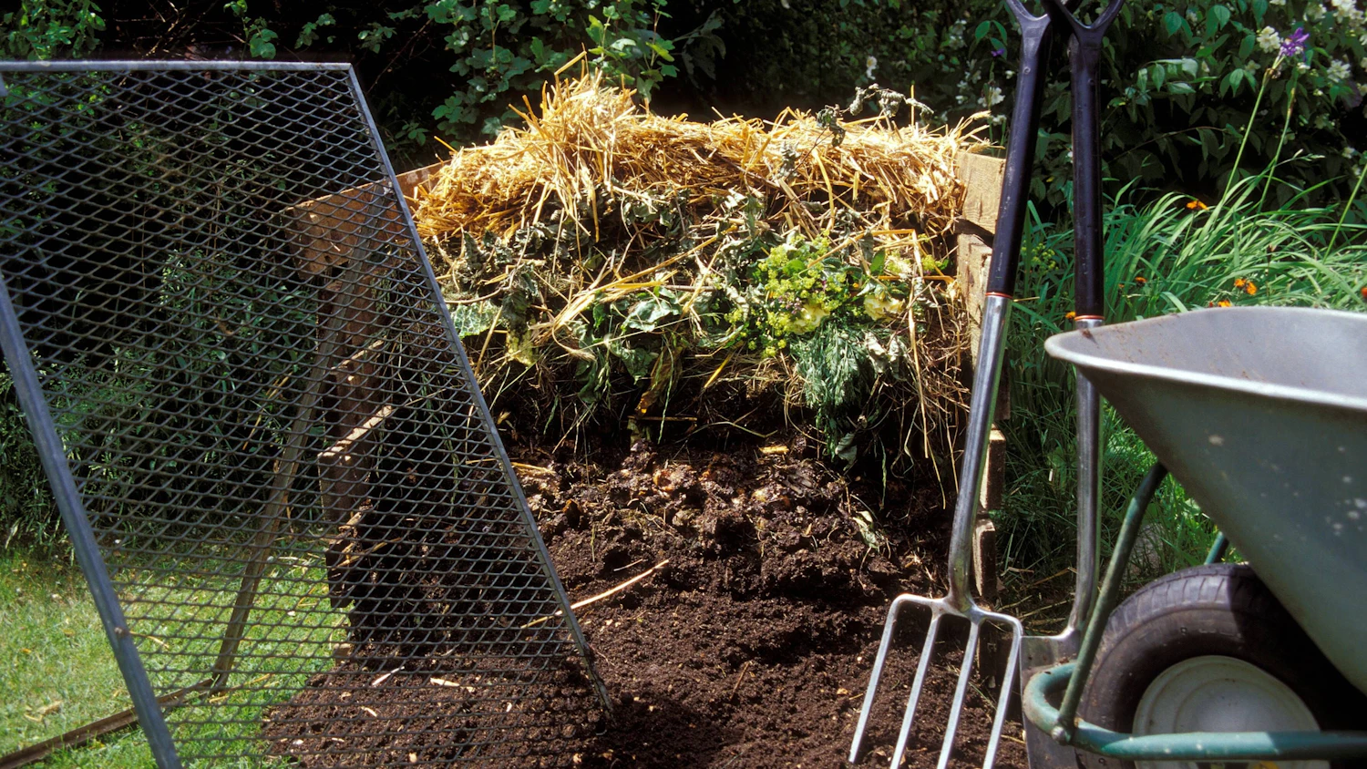 Kompost mit Laub im Herbst anlegen: Dieser Kostenlos-Trick fr den Garten  rettet Ihre Pflanzen