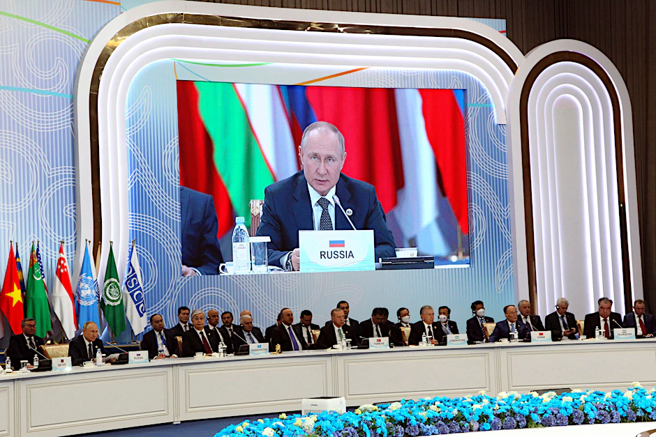 Wladimir Putin beim CICA-Gipfel in Astana, Kasachstan