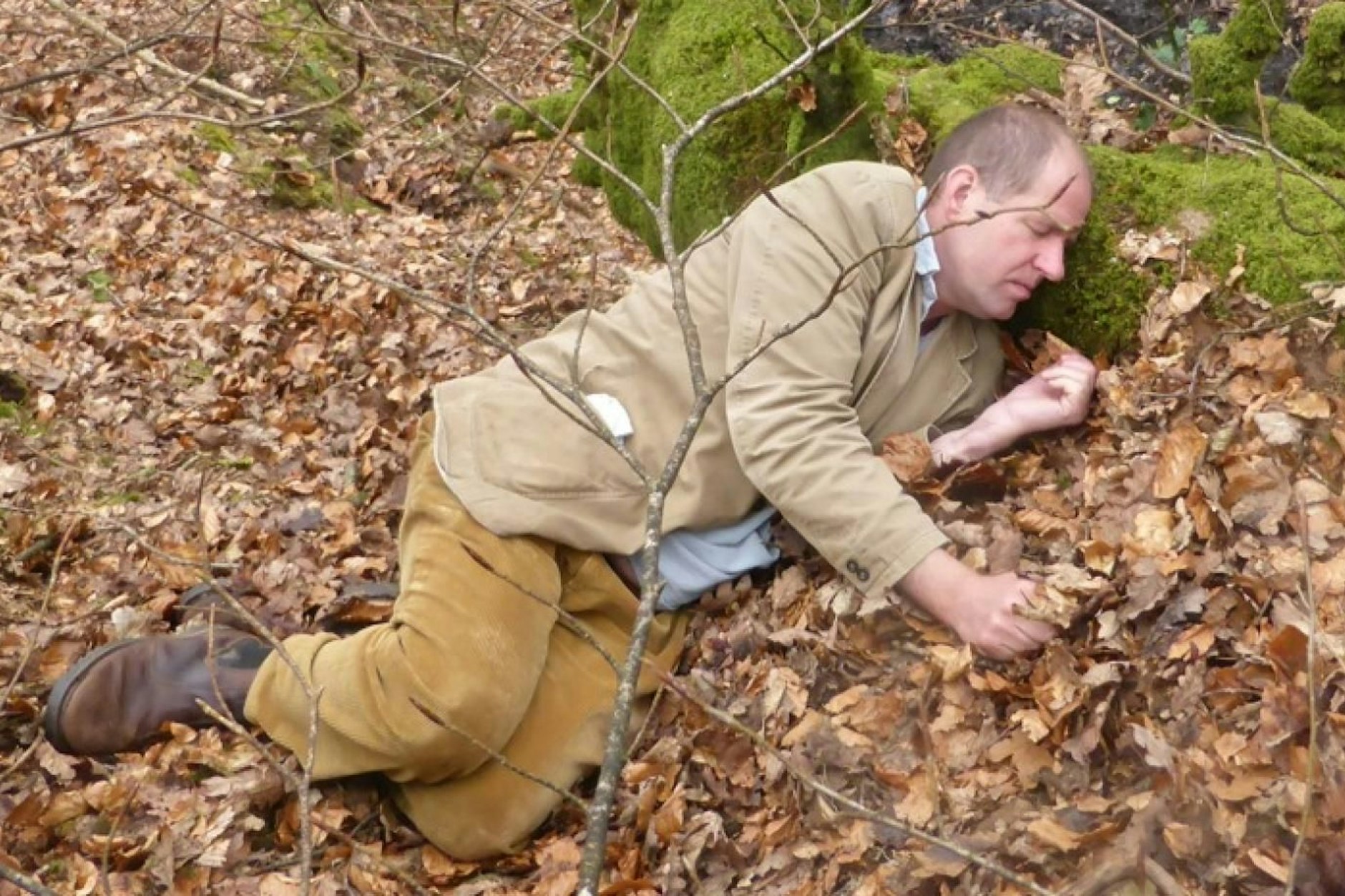 So ruht es sich in freier Wildbahn: Charles Foster versucht, Wildtiere besser zu verstehen 