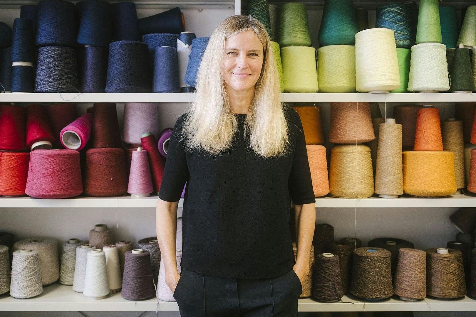 Grit Seymour: zu DDR-Zeiten Model, heute Modedesignerin und Professorin an der Hochschule für Wirtschaft und Technik Berlin