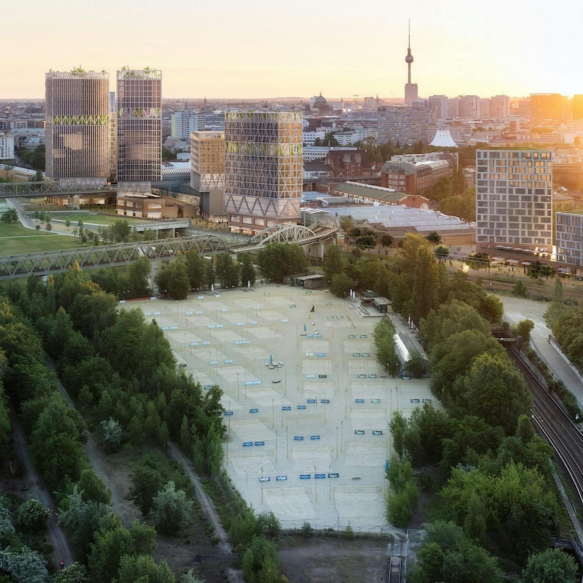 Urbane Mitte: Streit um Hochhausplanung am Gleisdreieck