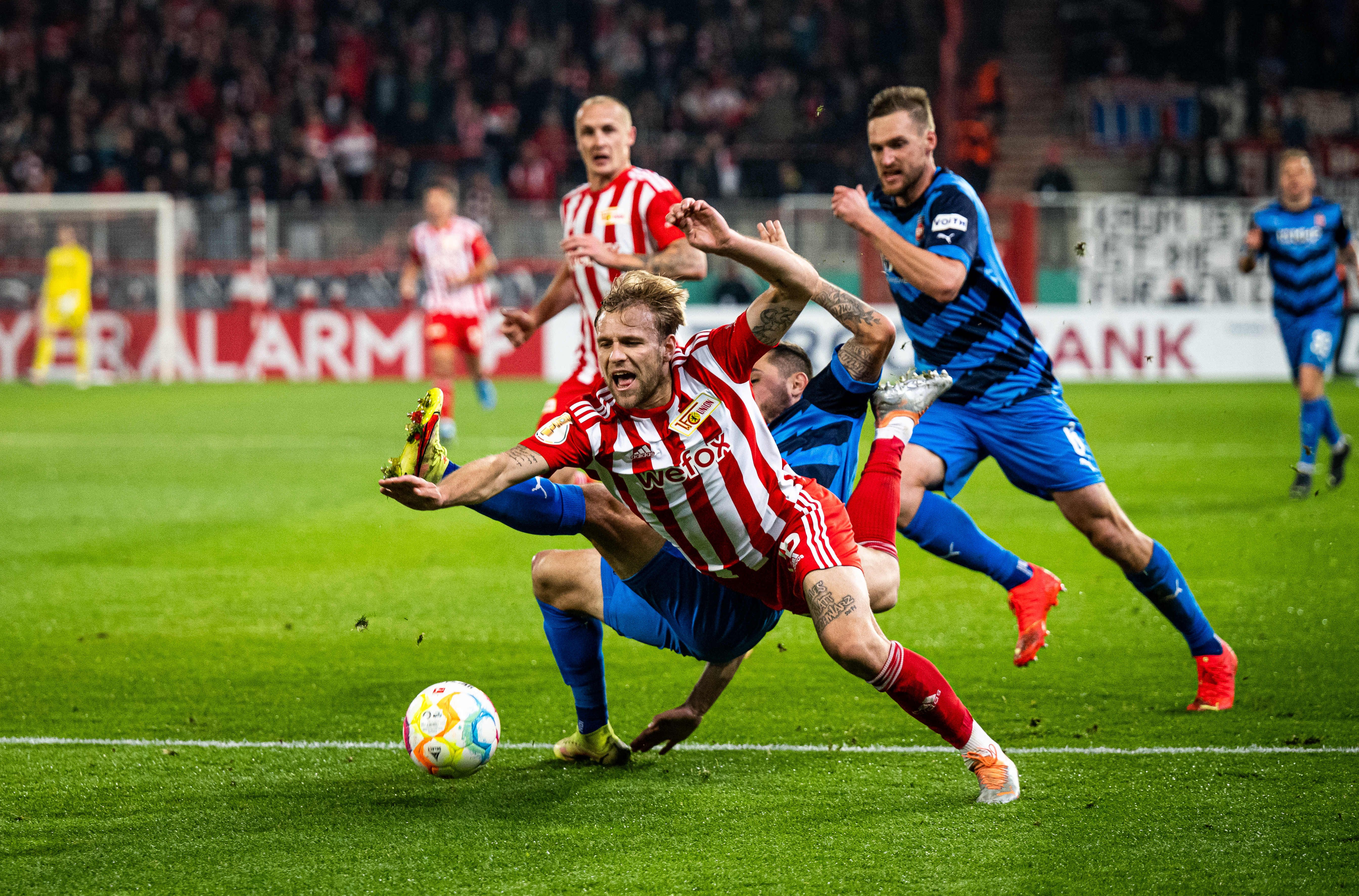 Image - Der schweigsame Torheld des 1. FC Union: Tymoteusz Puchacz betreibt Werbung in eigener Sache