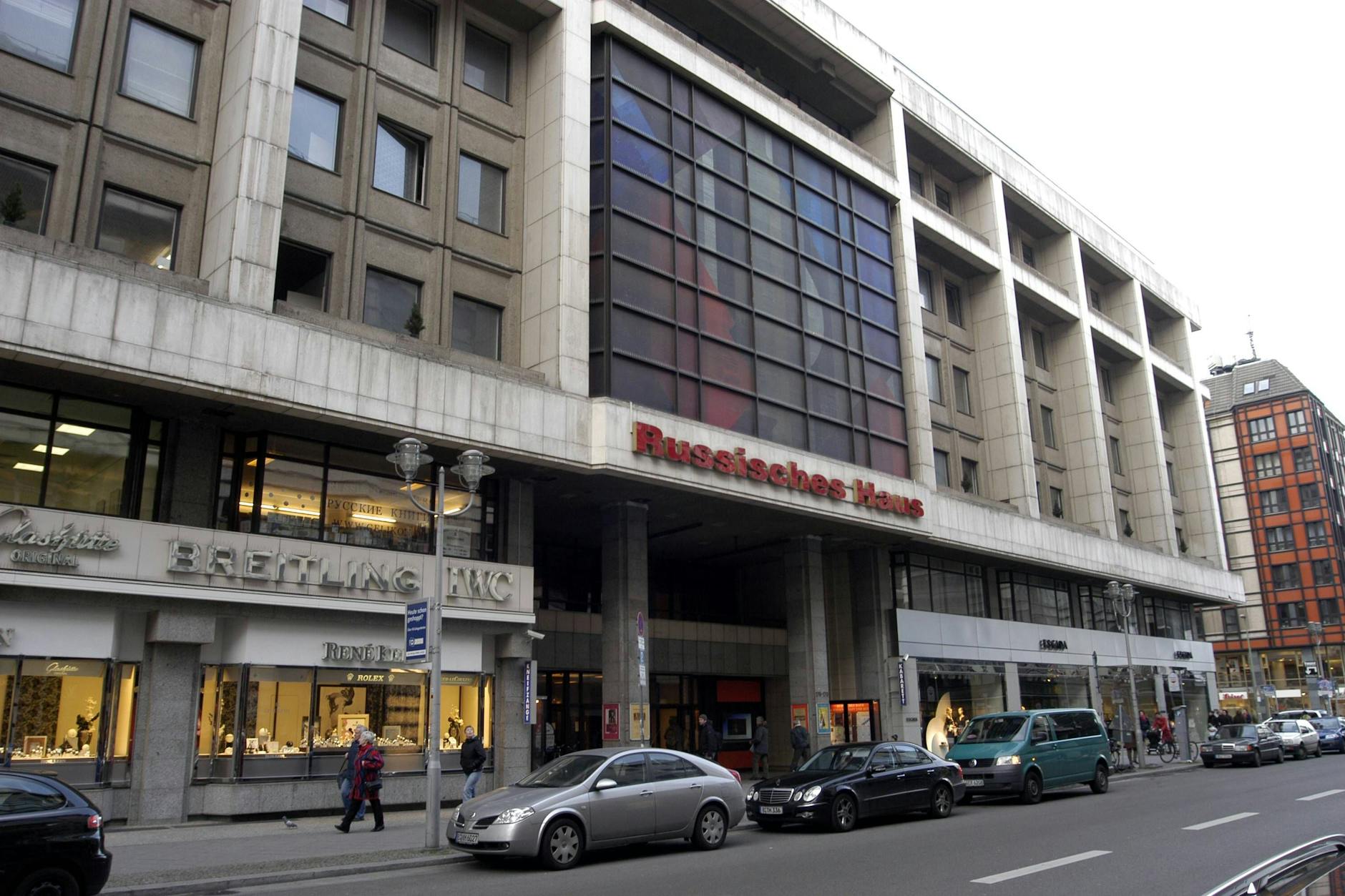 Ukrainer wollen das Russische Haus in der Berliner Friedrichstraße annektieren.