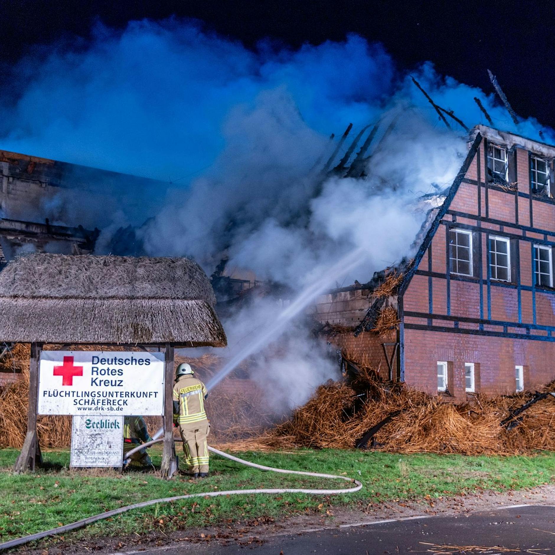 Brand in Unterkunft für Ukraine-Flüchtlinge: Staatschutz ermittelt