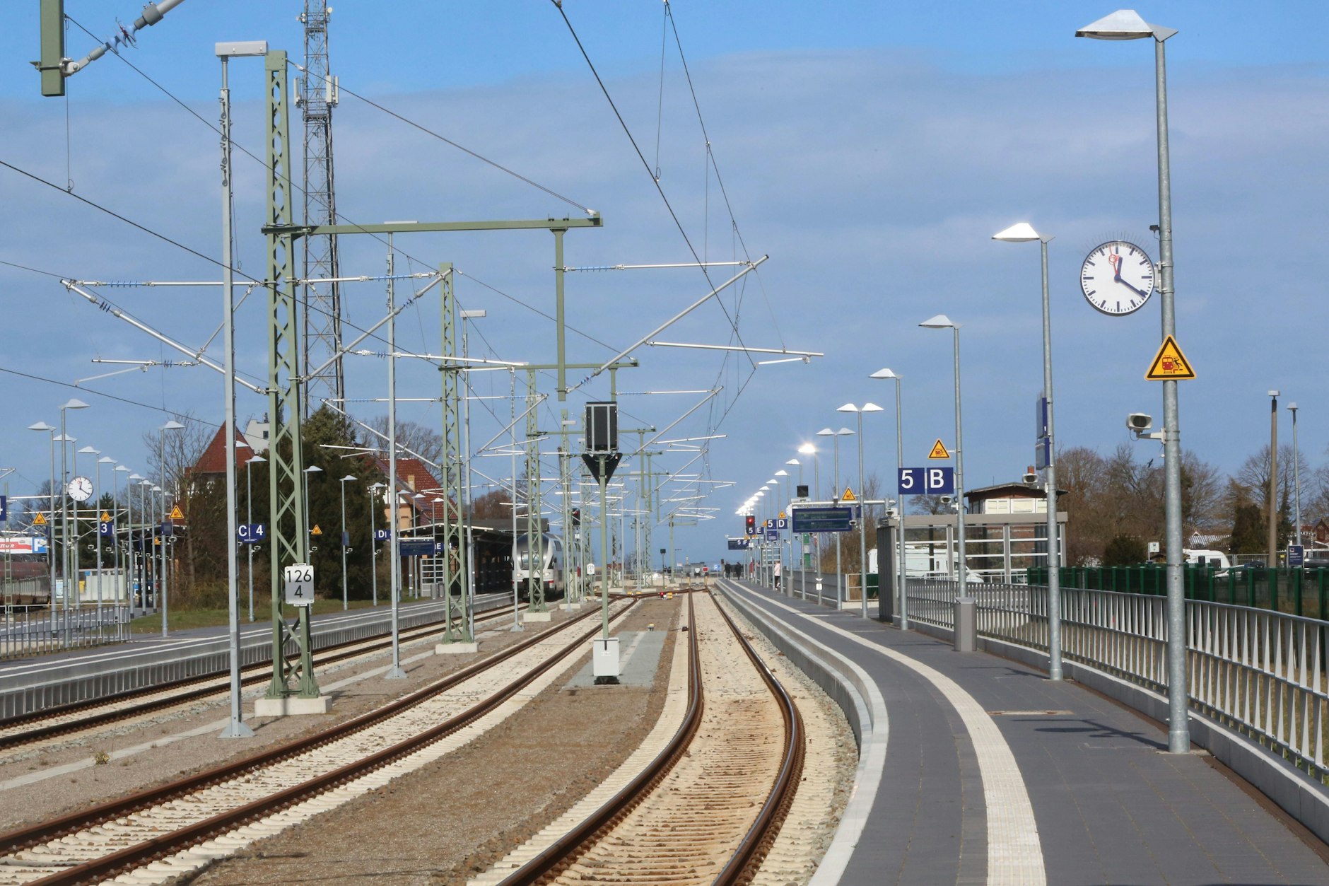 Nicht immer kann man sich auf die Bahn verlassen.