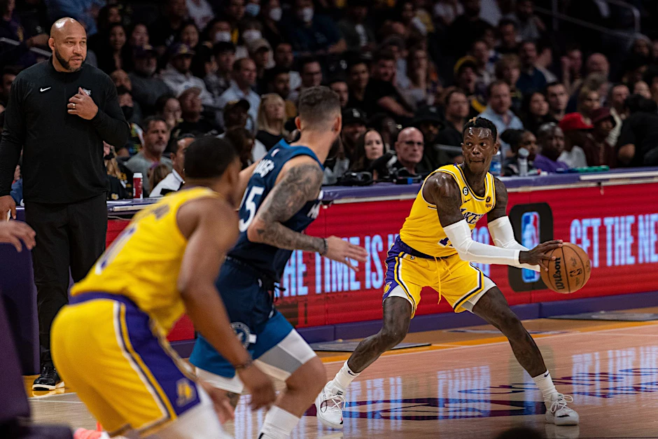Schröder spielt zum zweiten Mal in seiner Karriere für die Lakers.  