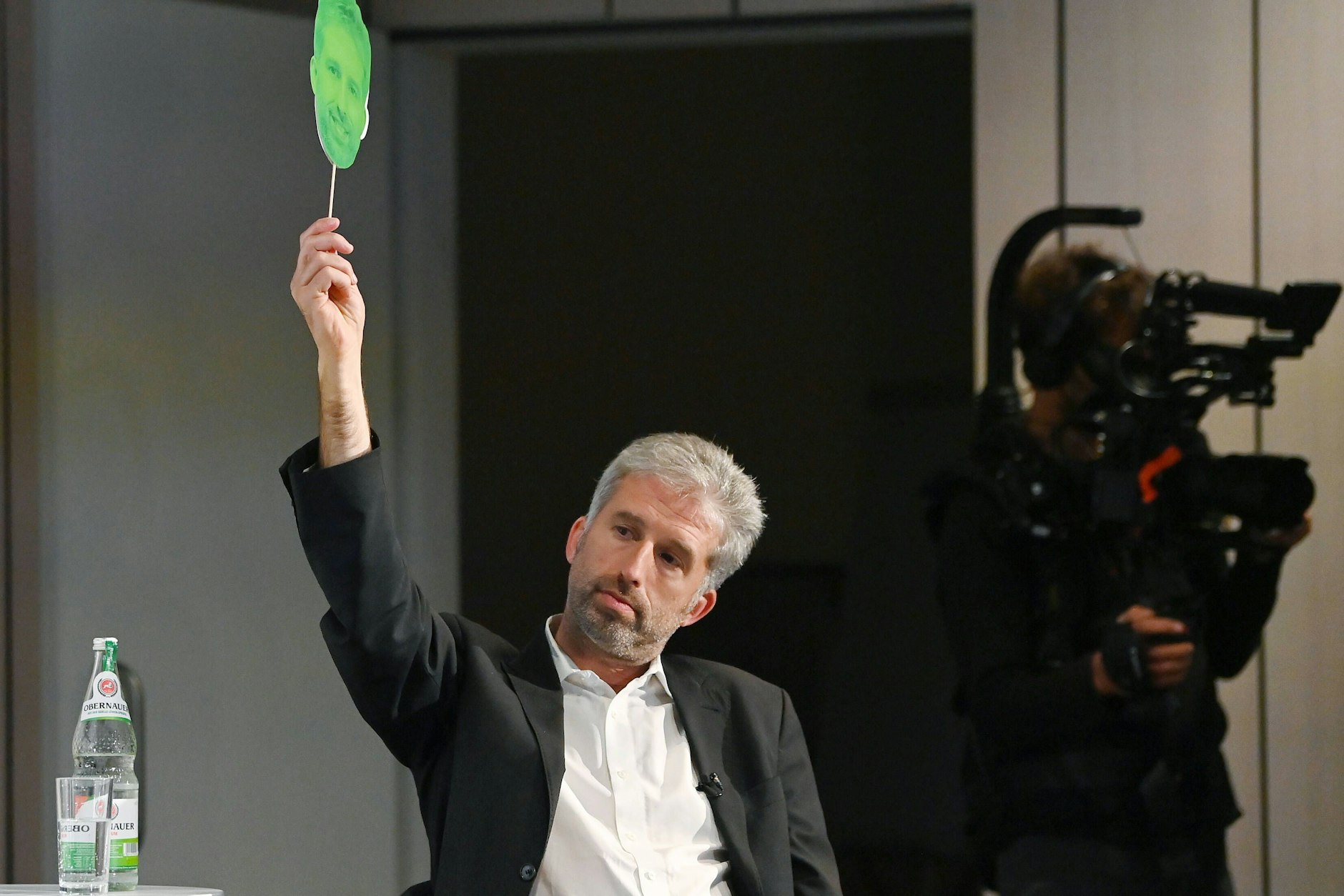 Boris Palmer auf einer Podiumsdiskussion (Archivbild).&nbsp;