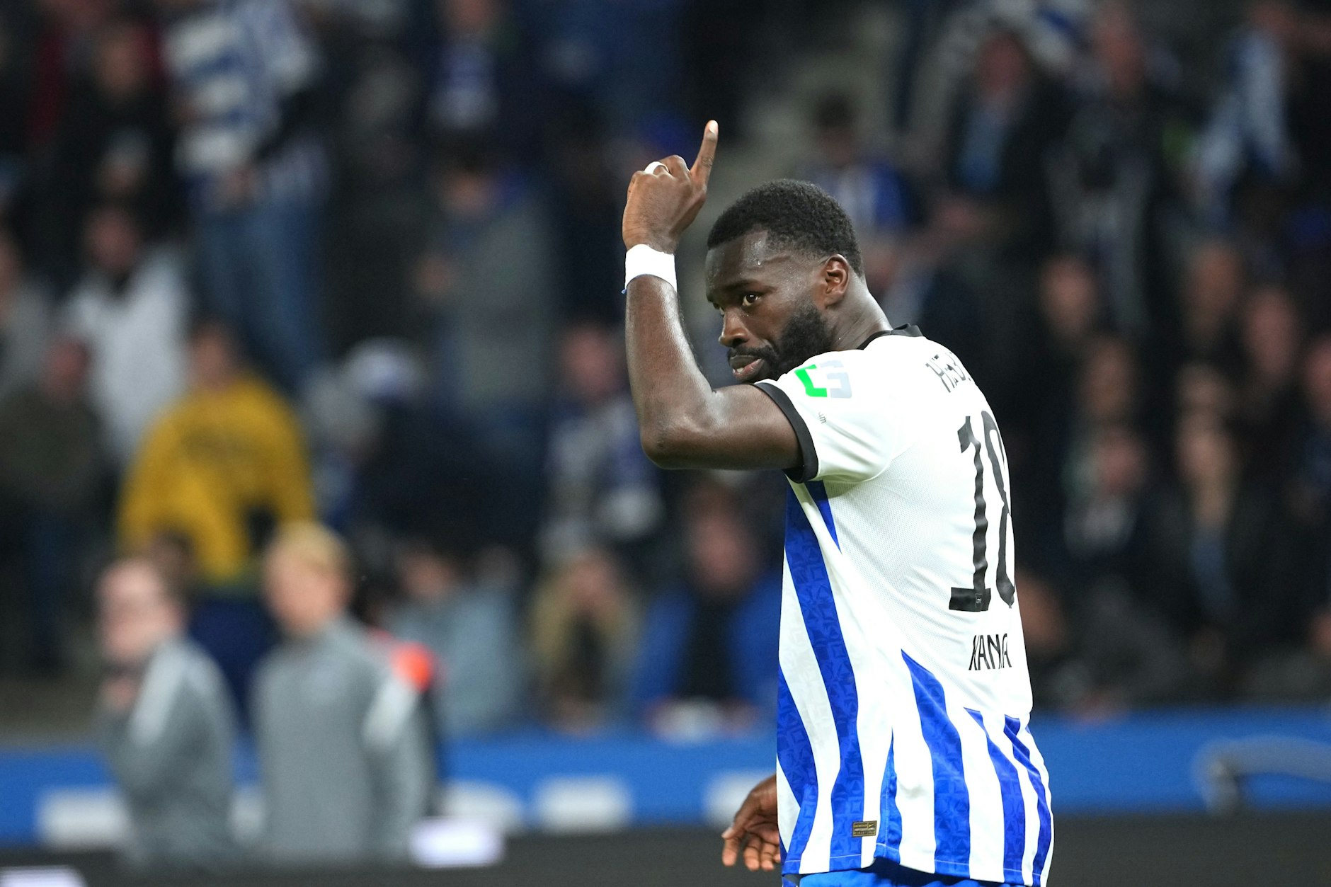 Endlich mal Matchwinner für Hertha BSC: Wilfried Kanga