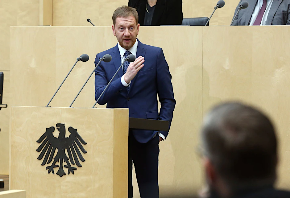 Sachsens Ministerpräsident Michael Kretschmer will auch eigenes Erdgas in der Nordsee erschließen.  