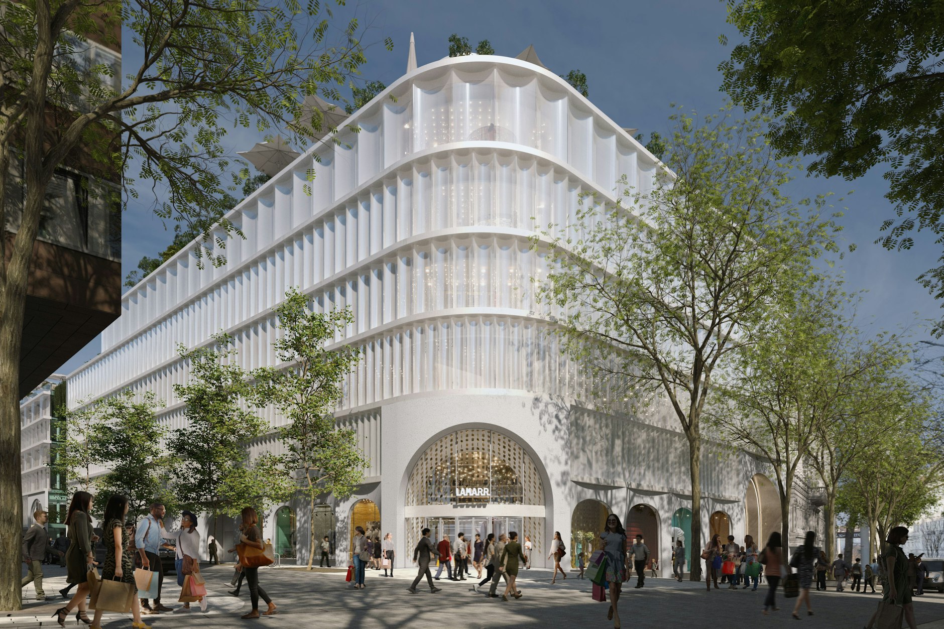 Kaufhaus des Wieners: Das Rendering zeigt den KaDeWe-Ableger in der Mariahilfer Straße.
