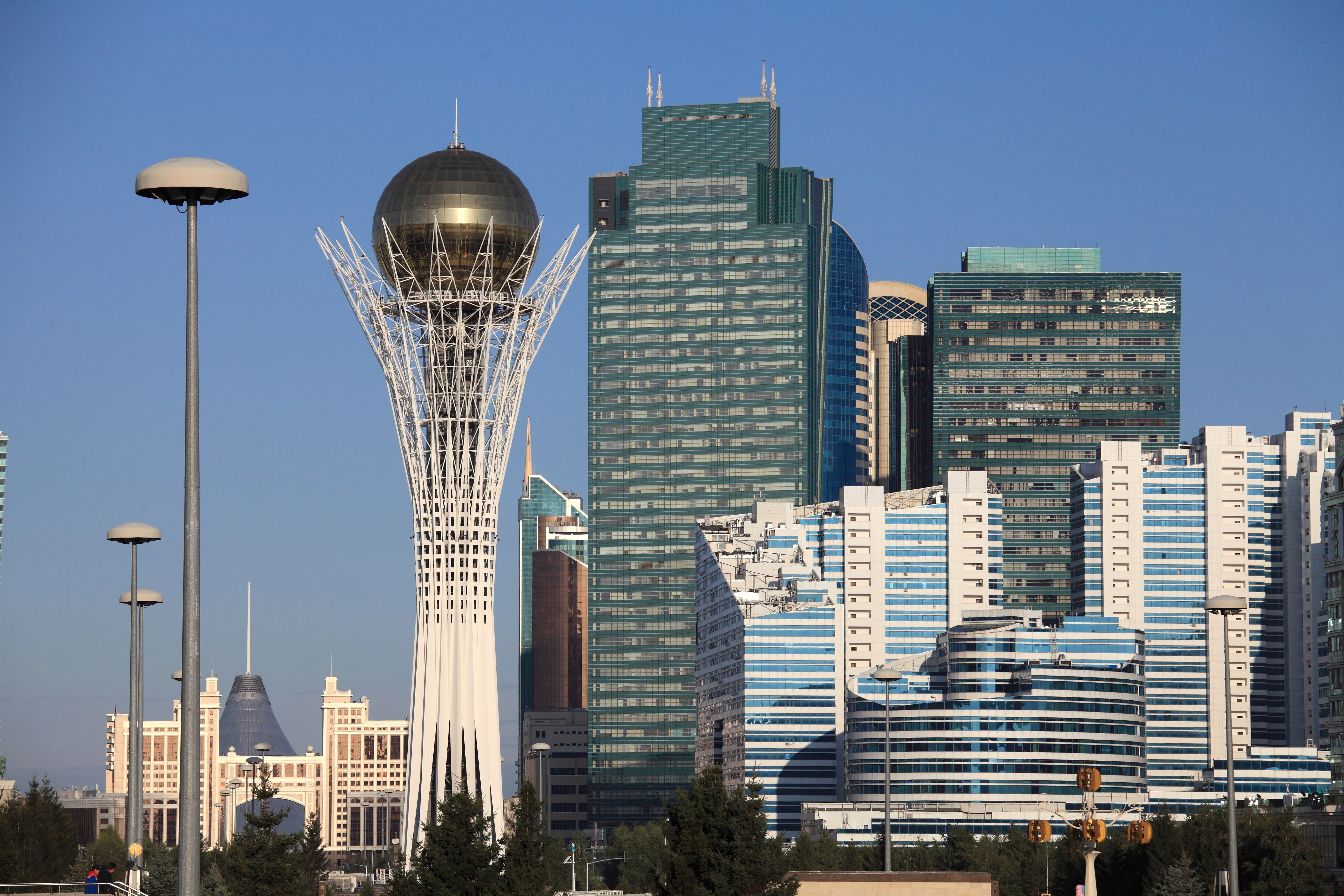 Das Zentrum von Astana