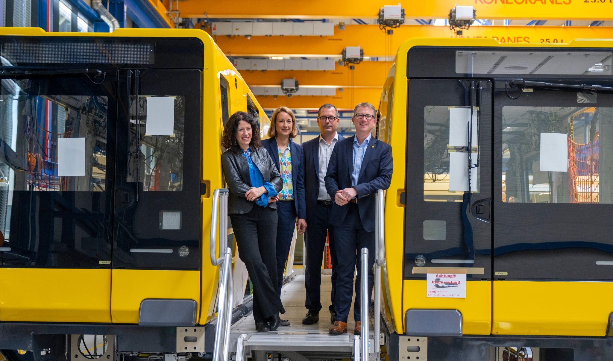 Neue Baureihe der Berliner U-Bahn: Erste Züge werden später an BVG geliefert!