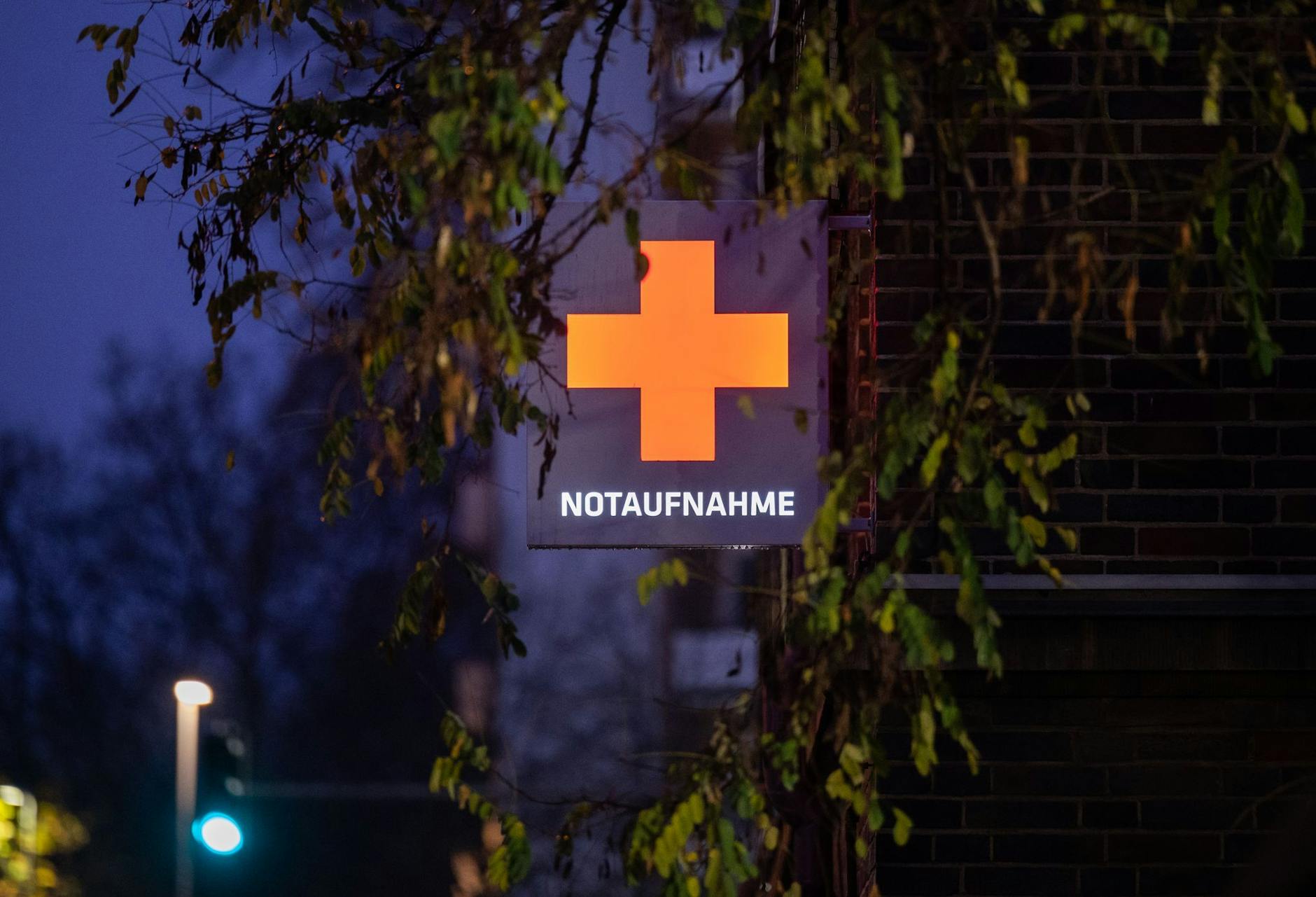 ARCHIV - Ein Schild weist auf die Notaufnahme eines Krankenhauses hin. bild