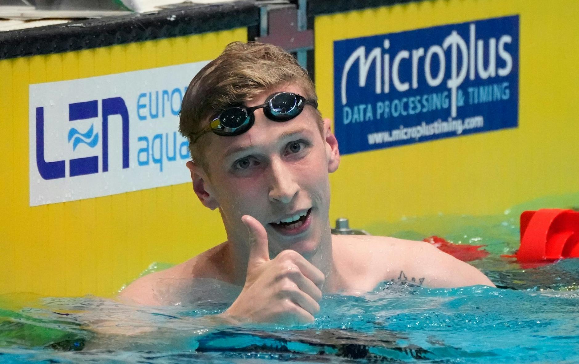 ARCHIV - Florian Wellbrock freut sich auf den Schwimm-Weltcup in Berlin.